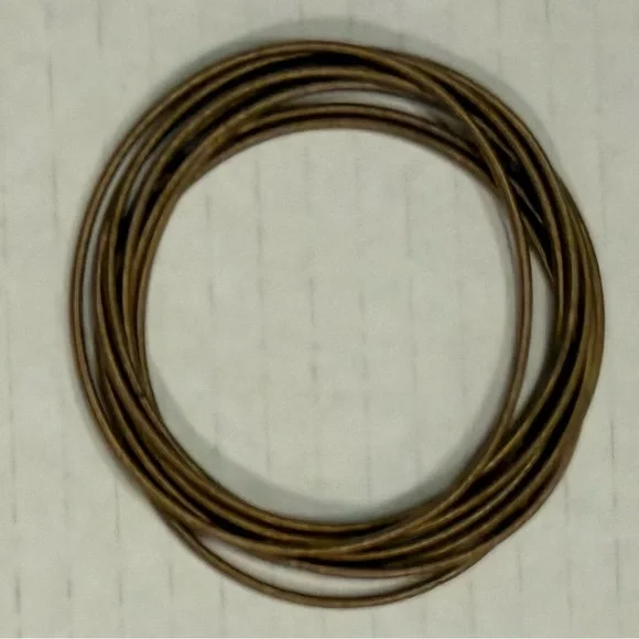 Emerson & Olive Mixed Metal Dia Bracelets Coil Wrap Bangles Lot of 35 - Picture 6 of 7